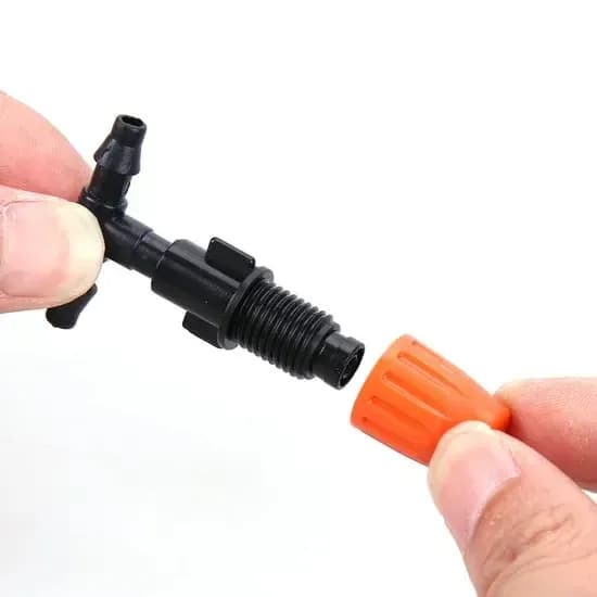 Adjustable Mist Fogger Nozzle with 1/2" Coupling Adapter | IrriNex - 3
