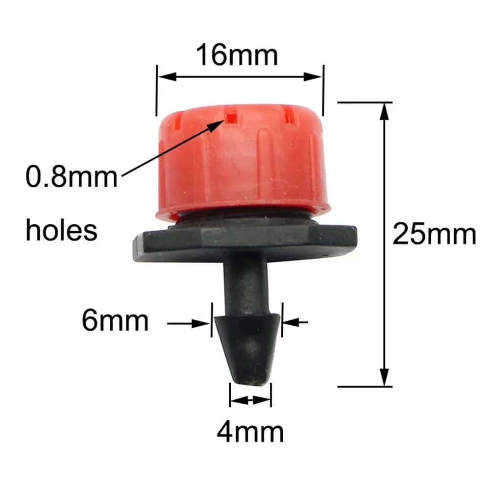IrriNex Adjustable Drip Emitter, 0–70 LPH – Micro Irrigation Dripper - 3