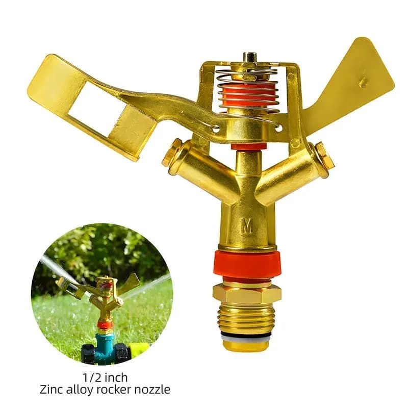 Asperseur à impact métallique réglable – Buse rotative d'irrigation - 6