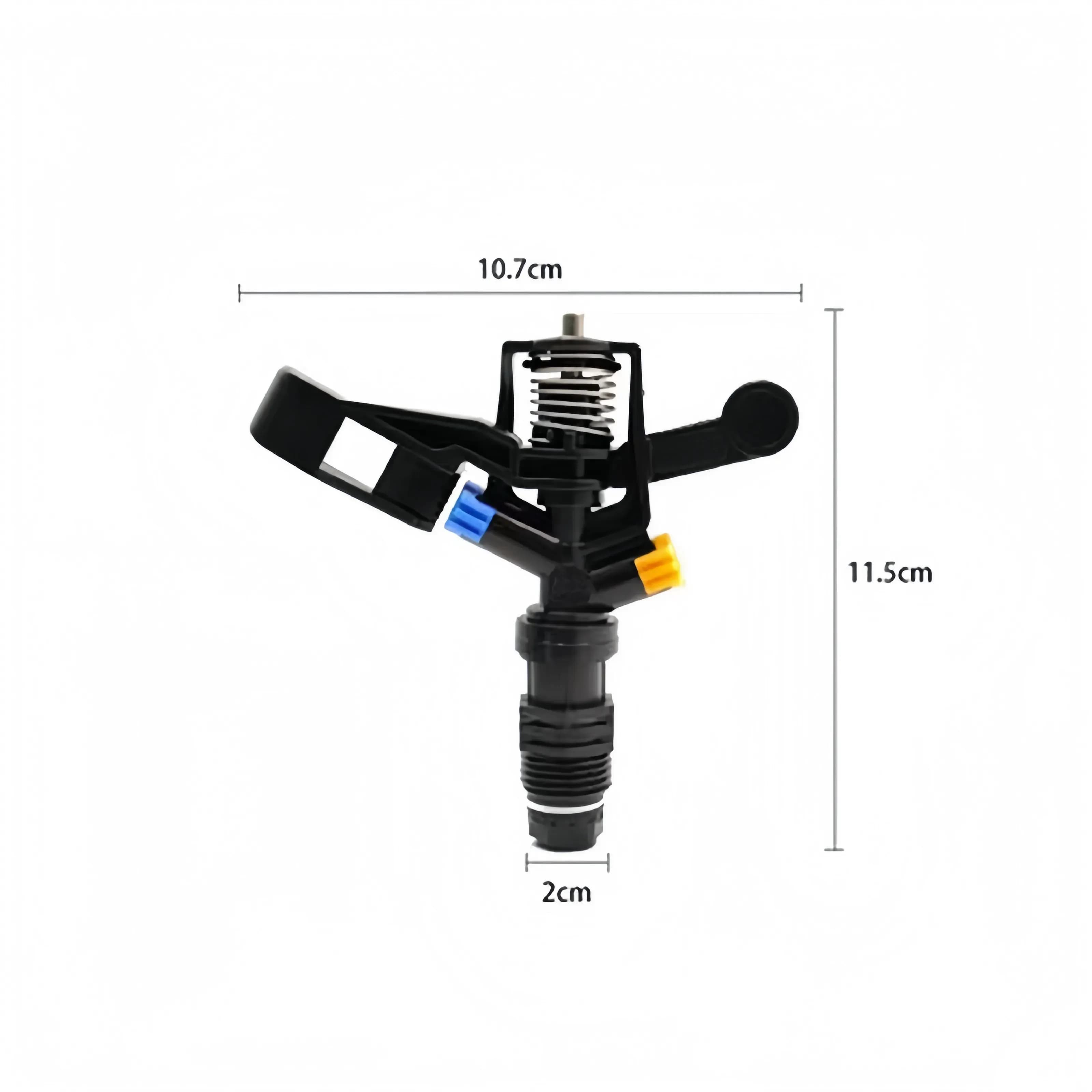 Asperseur à impact cercle complet à raccord fileté – 360° pour irrigation agricole - 4