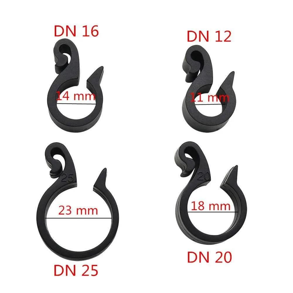 Irrigation Pipe Hanging Clamp – Drip Tube Pipe Clip for Irrigation - 10
