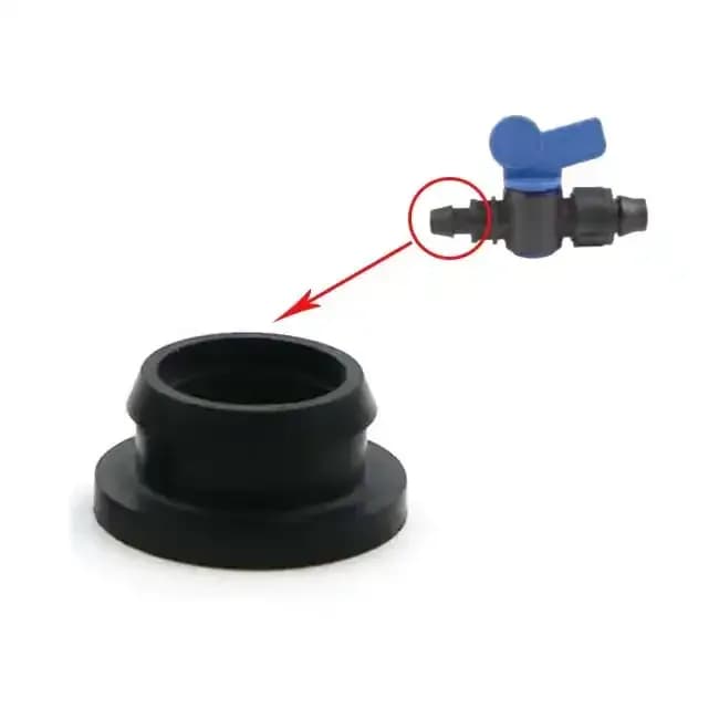 Durable Rubber Ring | Grommet Seal Ring for Drip Irrigation Fittings and Valves - 7