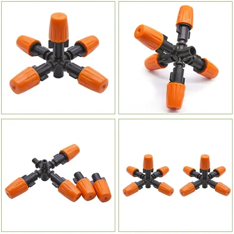 5-Nozzle Misting Fogger – Micro Spray Irrigation Nozzle - 6