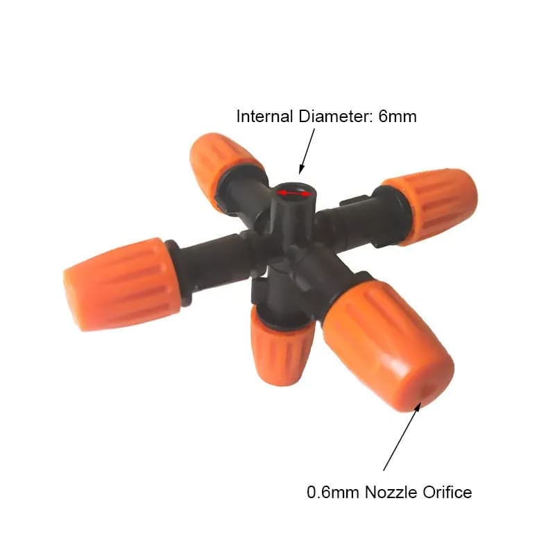 5-Nozzle Misting Fogger – Micro Spray Irrigation Nozzle - 4
