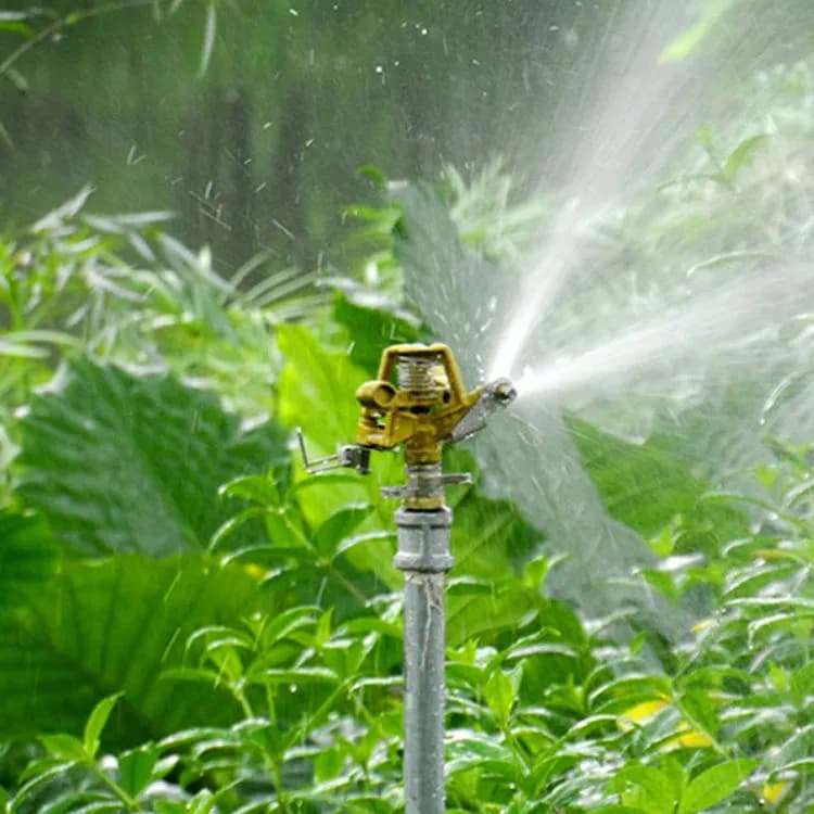 Metal Irrigation Sprinkler 3/4", Sprayer Lawn Water Spray Sprinkler Range 14-17m - 4