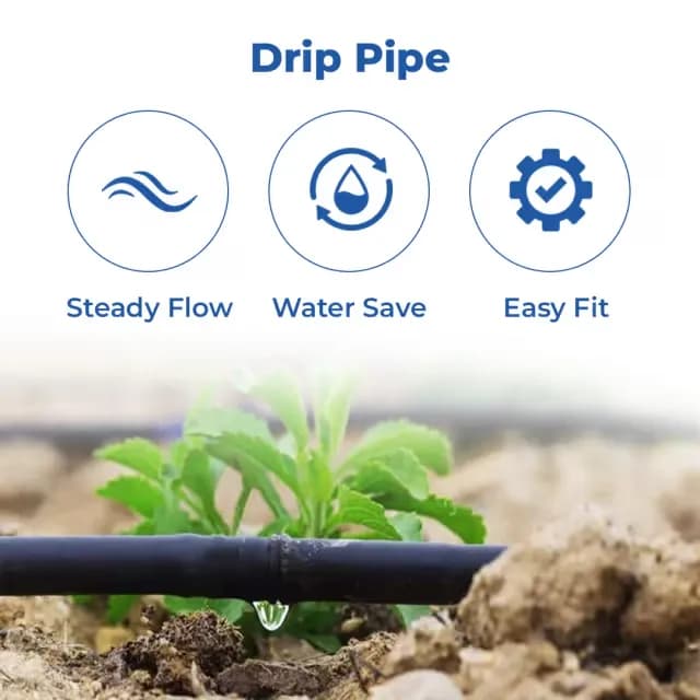 IrriNex Irrigation Pipe Hose – Agricultural Drip Irrigation Tubing - 2