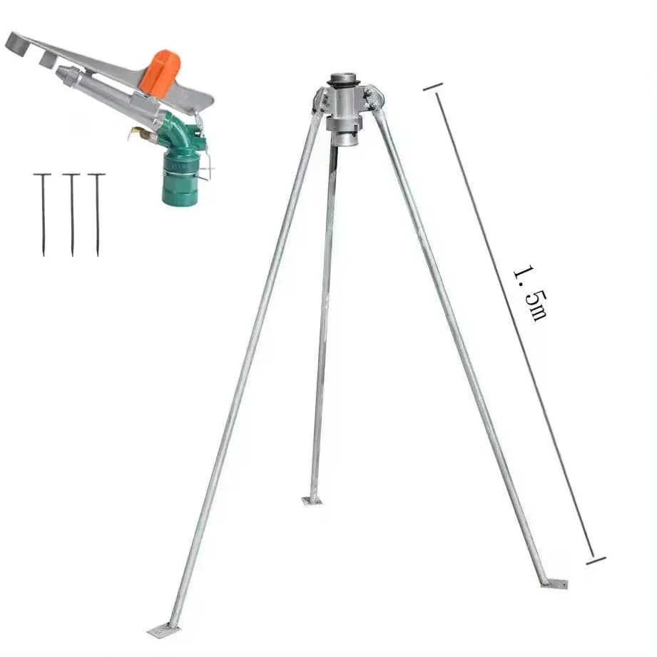 Rain Gun Sprinkler for Irrigation System, Automatic Rotating Rain Spray Gun - 5