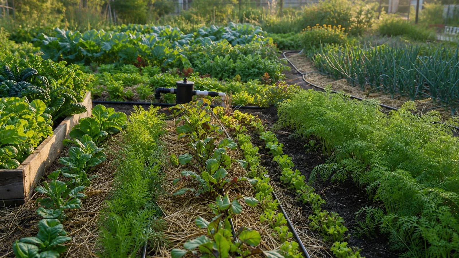 Mejores líneas de goteo ecológicas: suelos, bancales y frutales