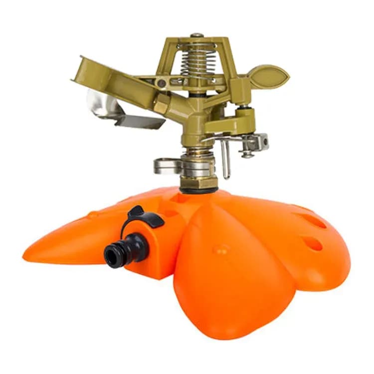 Metal Irrigation Sprinkler 3/4", Sprayer Lawn Water Spray Sprinkler Range 14-17m - 2