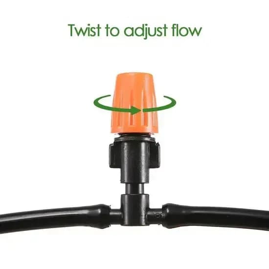 Adjustable Mist Fogger Nozzle with 1/2" Coupling Adapter | IrriNex - 6