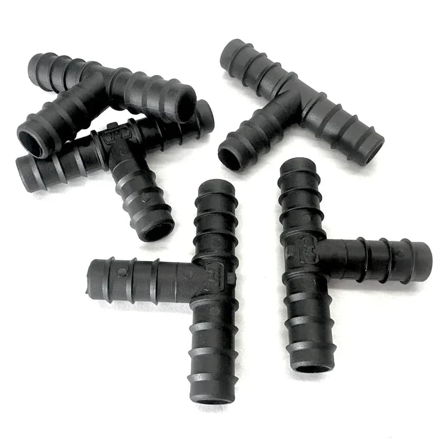 Barb Drip Tee Connector Fittings for Agricultural Irrigation - 3