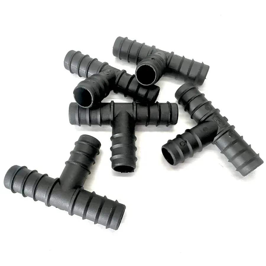 Barb Drip Tee Connector Fittings for Agricultural Irrigation - 5