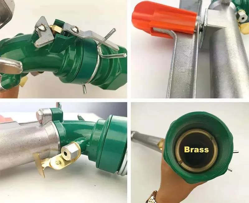 Rain Gun Sprinkler for Irrigation System, Automatic Rotating Rain Spray Gun - 6