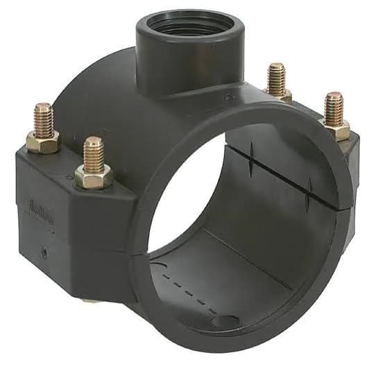 مكوّن توصيل للري — PP Irrigation Saddle Clamps