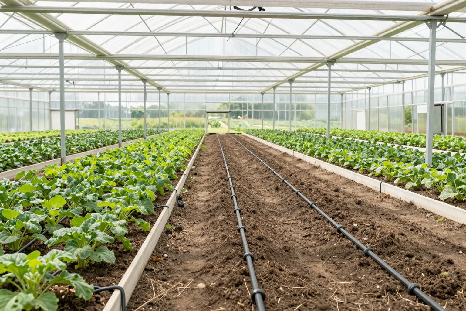 Systeme de Goutte-a-Goutte pour Serres