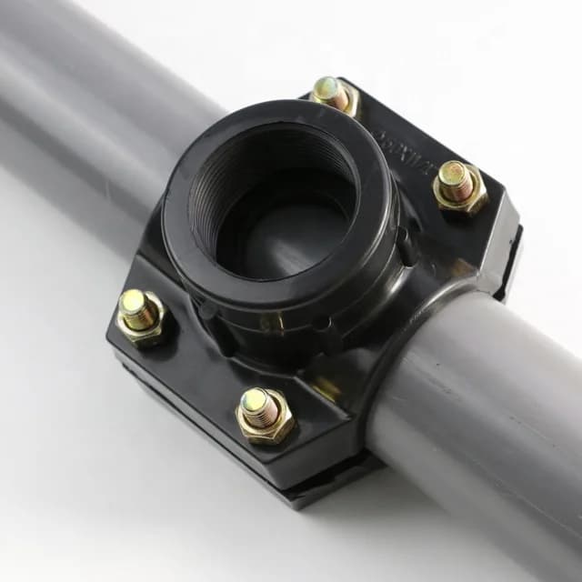 批发HDPE PP鞍座管卡管件，适用于花园喷灌
