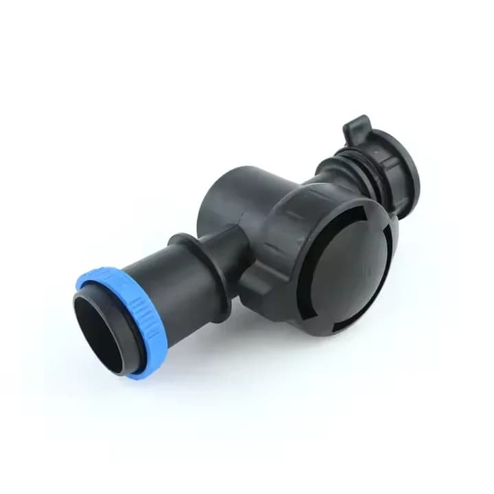 Garden Offtake Valve with Saddle Clamp Connector Rain Spray Tape Hose Accessories Fittings for Pe Layflat Hose 40mm 50mm 63mm