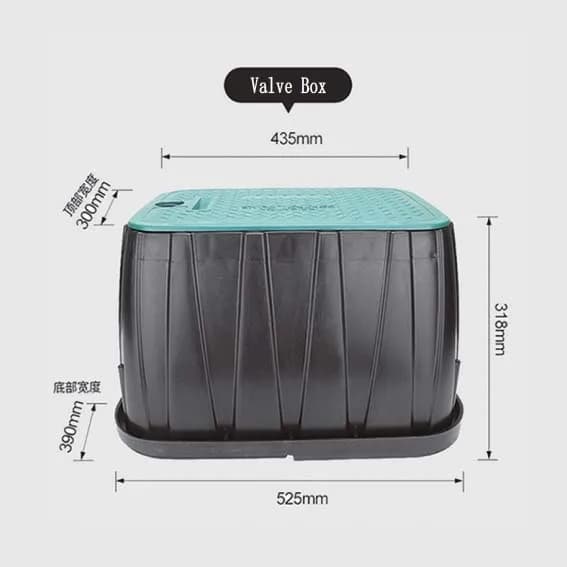 园艺灌溉系统防护用高品质 12"、12 Inches PP 塑料阀门箱