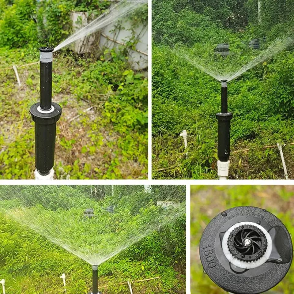 Aspersor emergente automático de agua para plantas en sistemas de riego de jardín