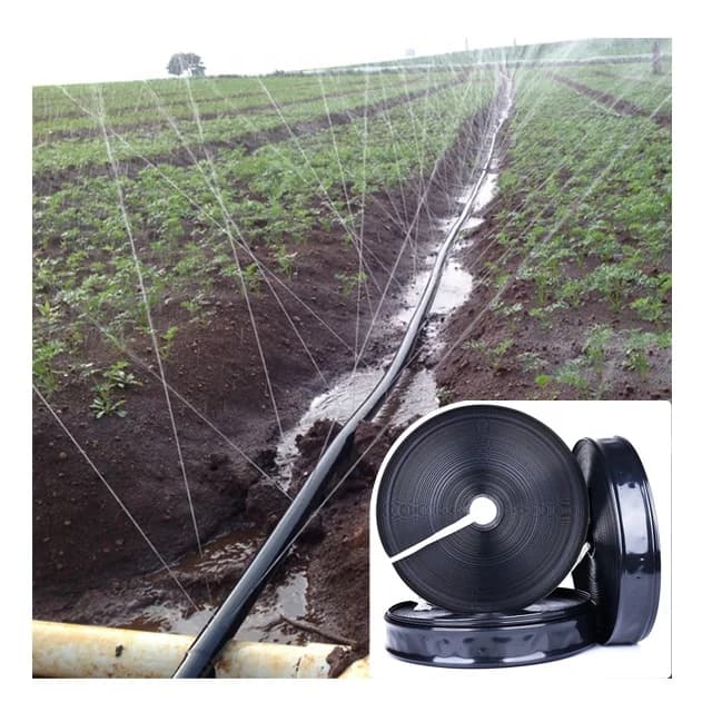 Landwirtschaftliches Schlauchbewässerungssystem mit Regenwasserschlauch und Mikro-Regensprühschlauch