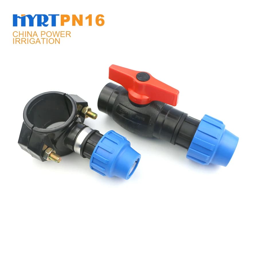 Accesorio de compresión IRRINEX con rosca macho, accesorios de compresión PP y adaptador macho de plástico con conector roscado