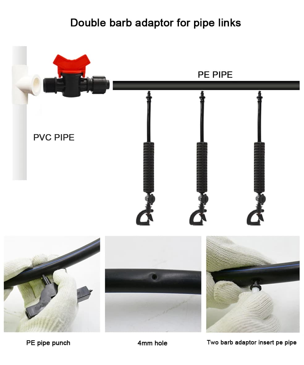 251T Micro Sprinkler or Greenhouse Irrigation System Water Sprayer Home Garden 360 Micro Sprinkler