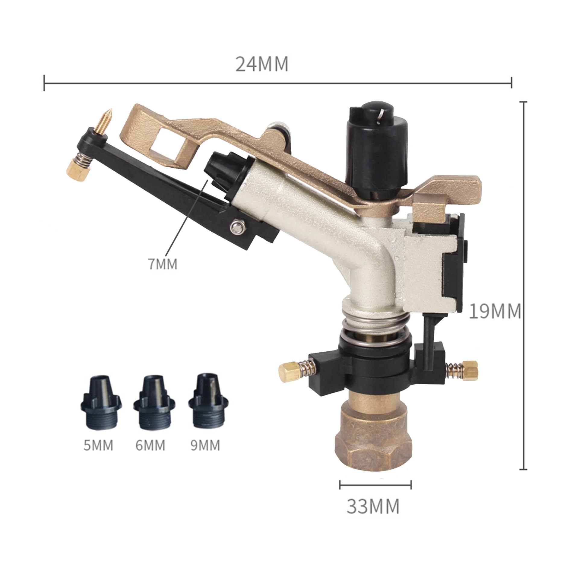 Farmland Irrigation Big Gun Impact Sprinkler 360 Degree for Farm Irrigation System