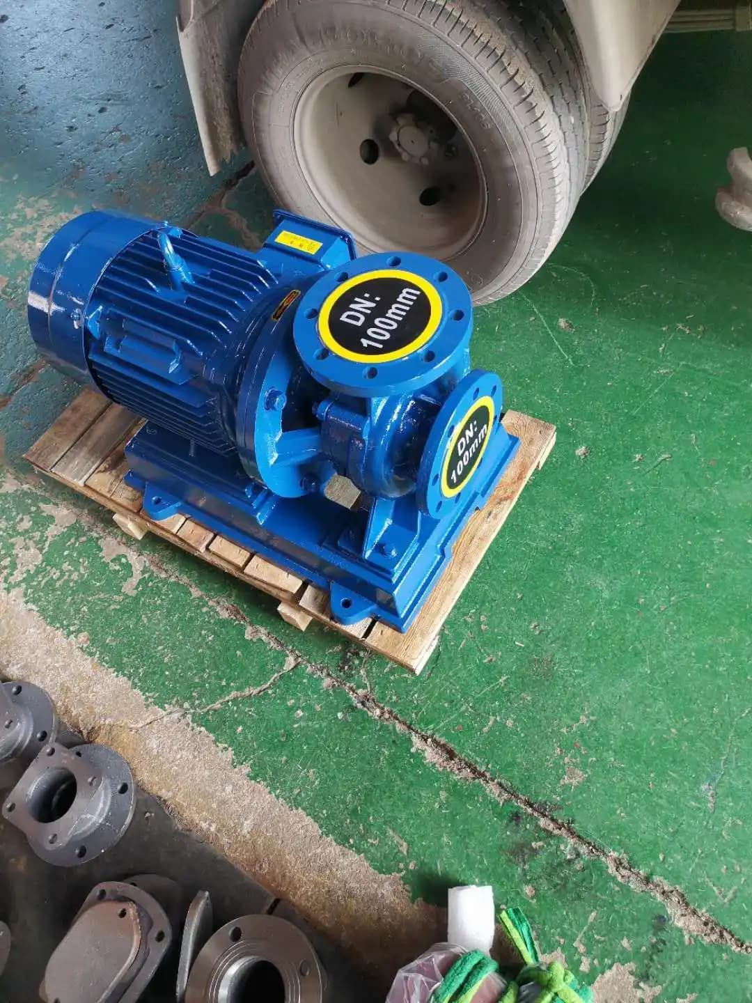 משאבת מים צנטריפוגלית להשקיה חקלאית 3inch, משאבת גלגלי שיניים חשמלית OEM 45, משאבת מים בלחץ גבוה Rohs 7.5 380