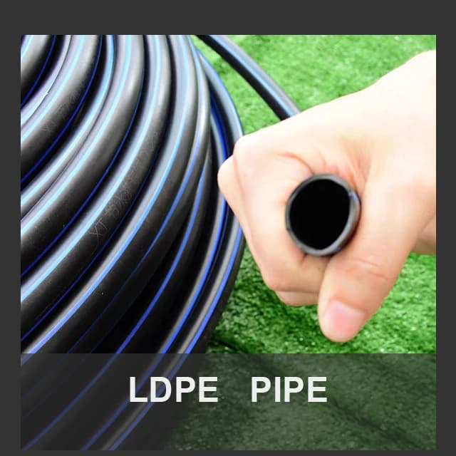批发价格农业温室塑料LDPE灌溉管、聚乙烯滴灌管16mm，适用于其他浇水灌溉