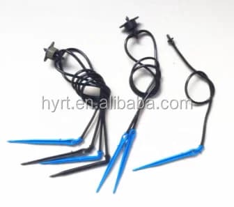 Garden Water Drop Irrigation System for Bonsai Distribution Assembly Elbow Arrow Dripper