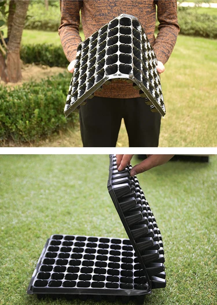 Factory Directly Supported Agriculture Plastic Nursery Tray Seedling Tray