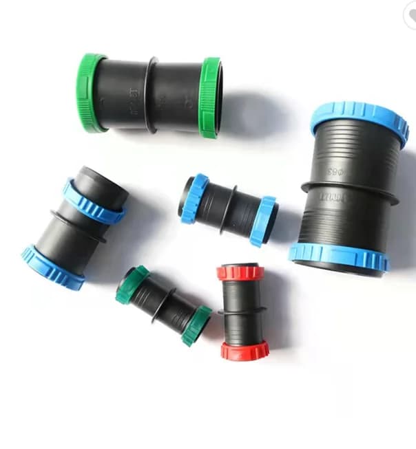 25mm-63mm喷灌软管管件、锁环连接管件，适用于滴灌软管