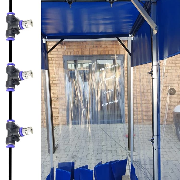 ערכת הרכבה עצמית DIY מבוקשת 10M, מערכת קירור בערפל בלחץ נמוך