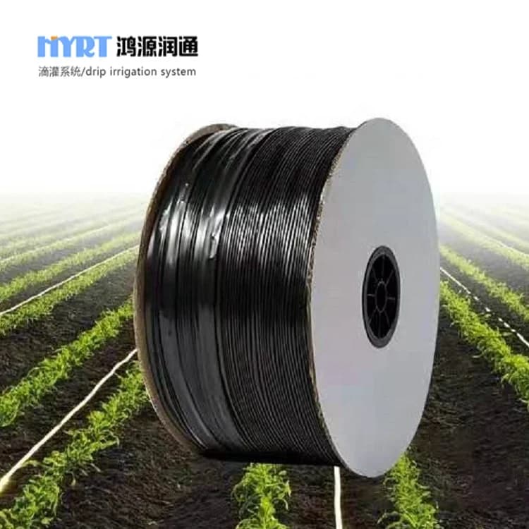 شريط ري بالتنقيط 16mm بنقاط مسطح داخلي لنظام الري بالتنقيط
