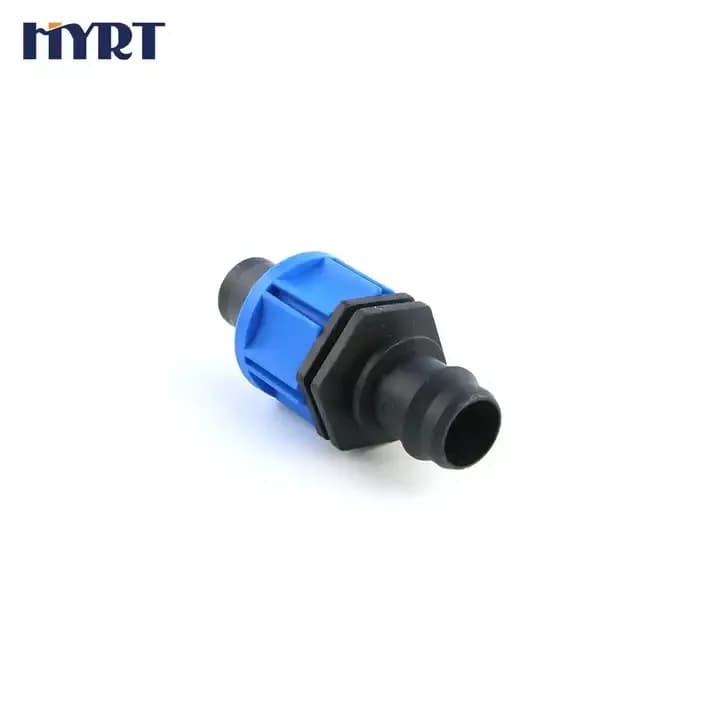 16mm 20mm PE-Rohrfittings für Bewässerungs-Tropfbänder zum Fabrikpreis, Start-Abgangsverbinder für Tropfbewässerungssysteme