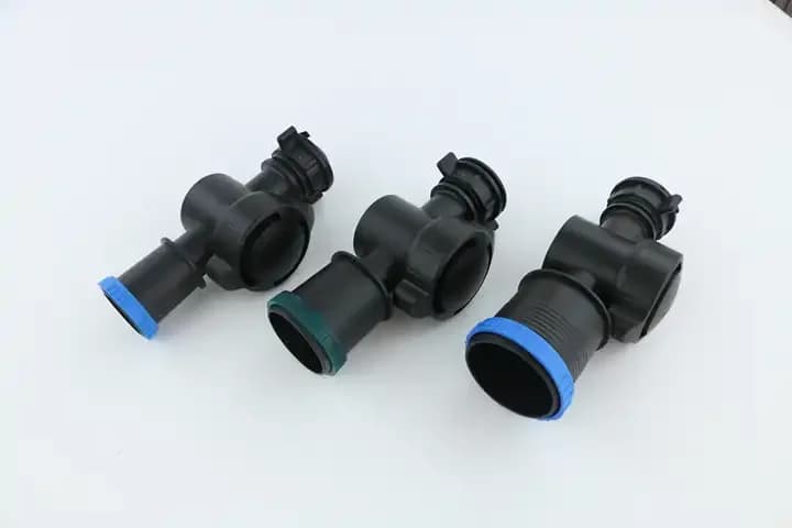 Garden Offtake Valve with Saddle Clamp Connector Rain Spray Tape Hose Accessories Fittings for Pe Layflat Hose 40mm 50mm 63mm