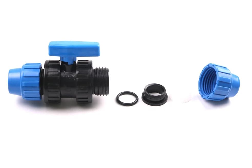 Other Watering Irrigation Controller PN10 PN16 Ball Gate Valve for Pe Ldpe Hdpe Hard Pipe Tube