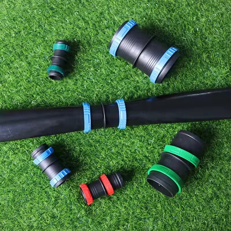 25mm-63mm喷灌软管管件、锁环连接管件，适用于滴灌软管