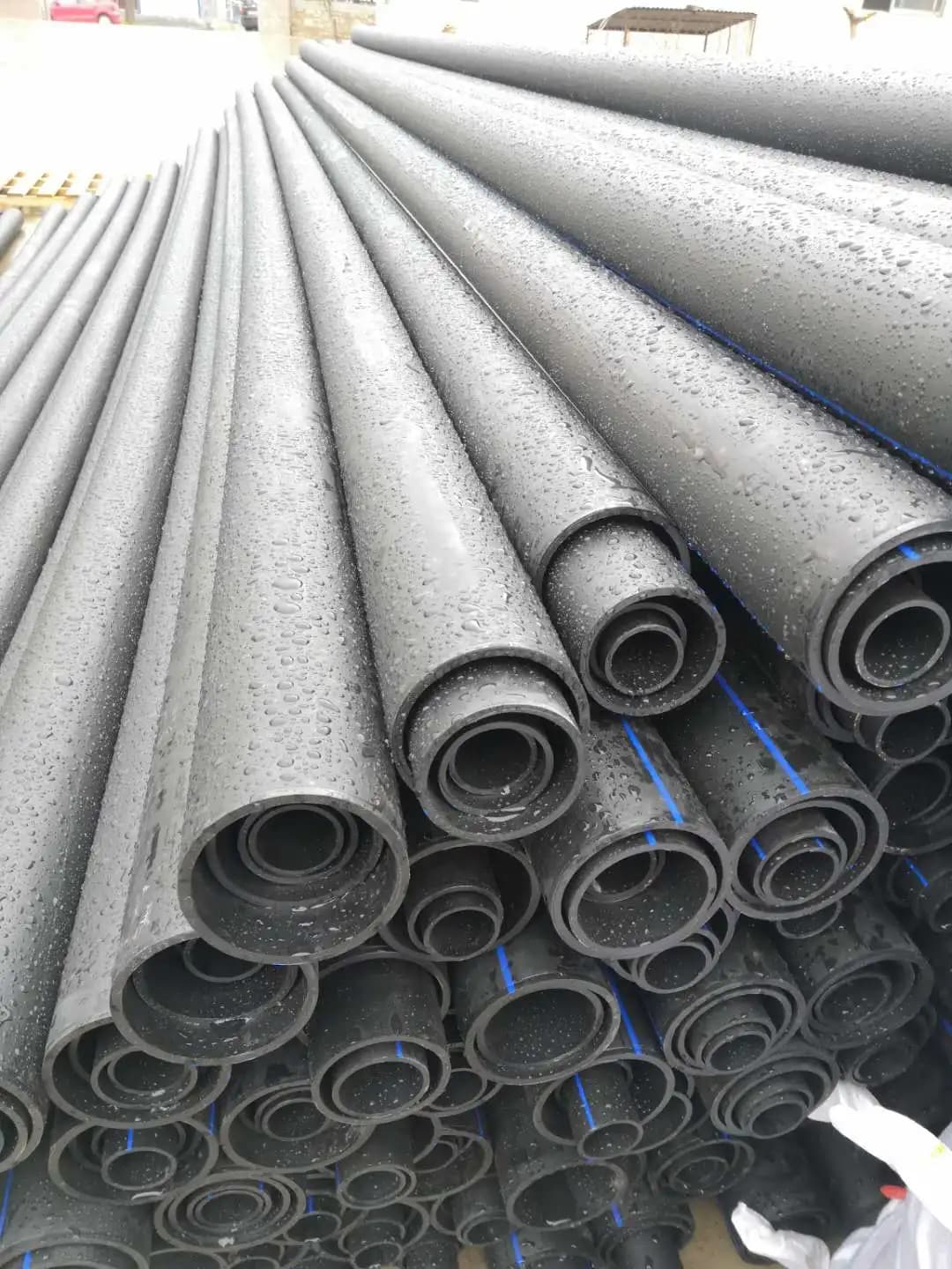 Factory Wholesale HDPE /LDPE Pipe Black Plastic Water Pipe for Irrigation System