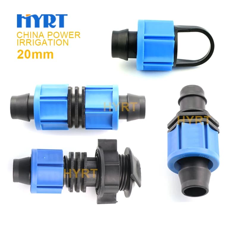 農場・温室・園芸用 16mm 点滴灌漑ロック式チューブエンドキャッププラグ