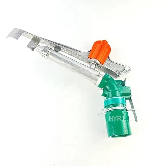 Canhão aspersor automático de impacto 1.5" Inch para pulverização a longa distância, equipamento para sistema de irrigação de terras agrícolas