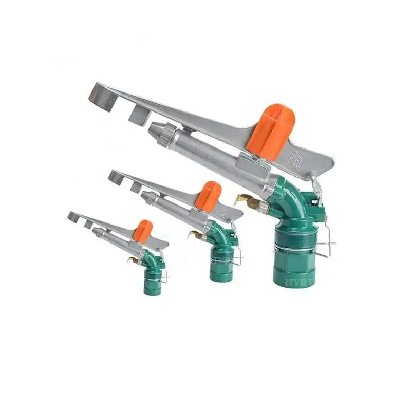 Canhão aspersor automático de impacto metálico para jardim PY30 PY40 PY50 para irrigação de gramados e áreas verdes