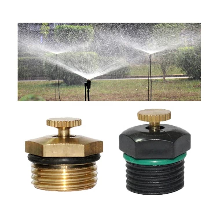 1/2" Gewinde-Umlenk-Nebeldüsen mit 360-Grad-Beregnung, Zerstäubungsregner zur Kühlung und Gartenregner
