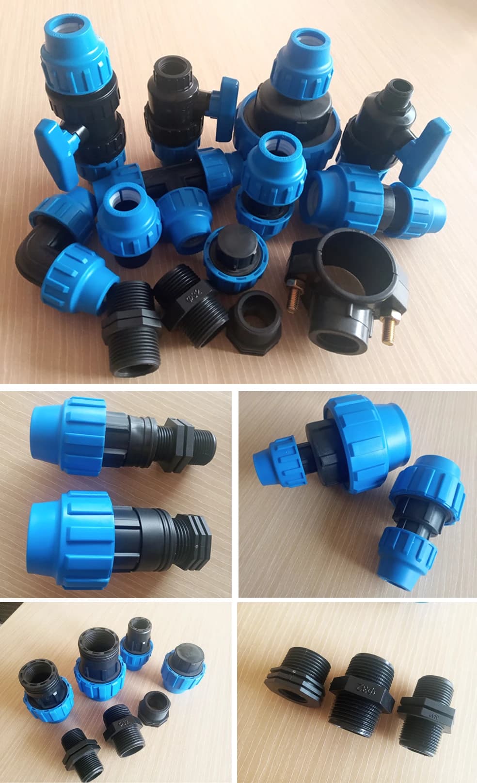 Other Watering Irrigation Controller PN10 PN16 Ball Gate Valve for Pe Ldpe Hdpe Hard Pipe Tube