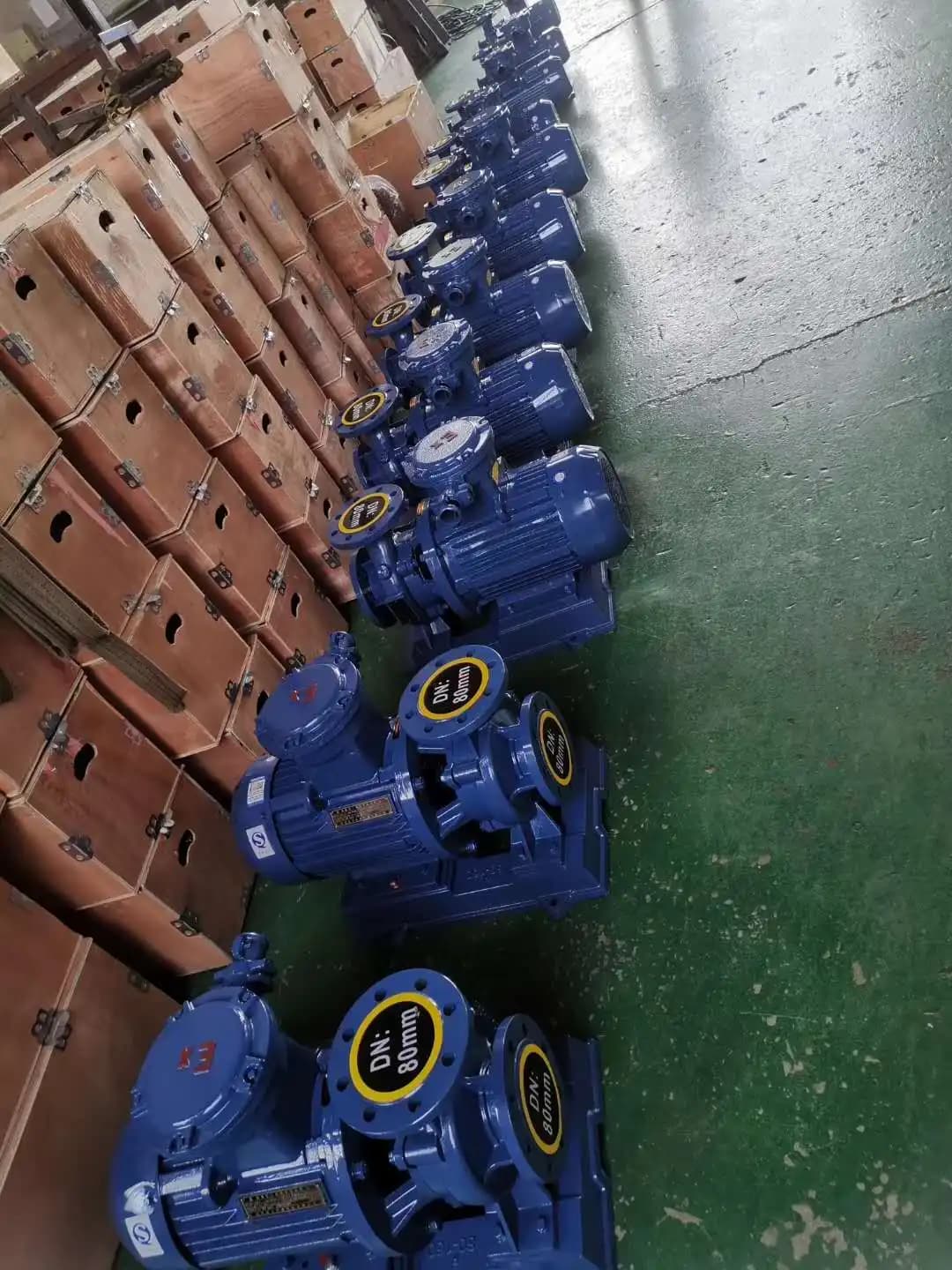 משאבת מים צנטריפוגלית להשקיה חקלאית 3inch, משאבת גלגלי שיניים חשמלית OEM 45, משאבת מים בלחץ גבוה Rohs 7.5 380