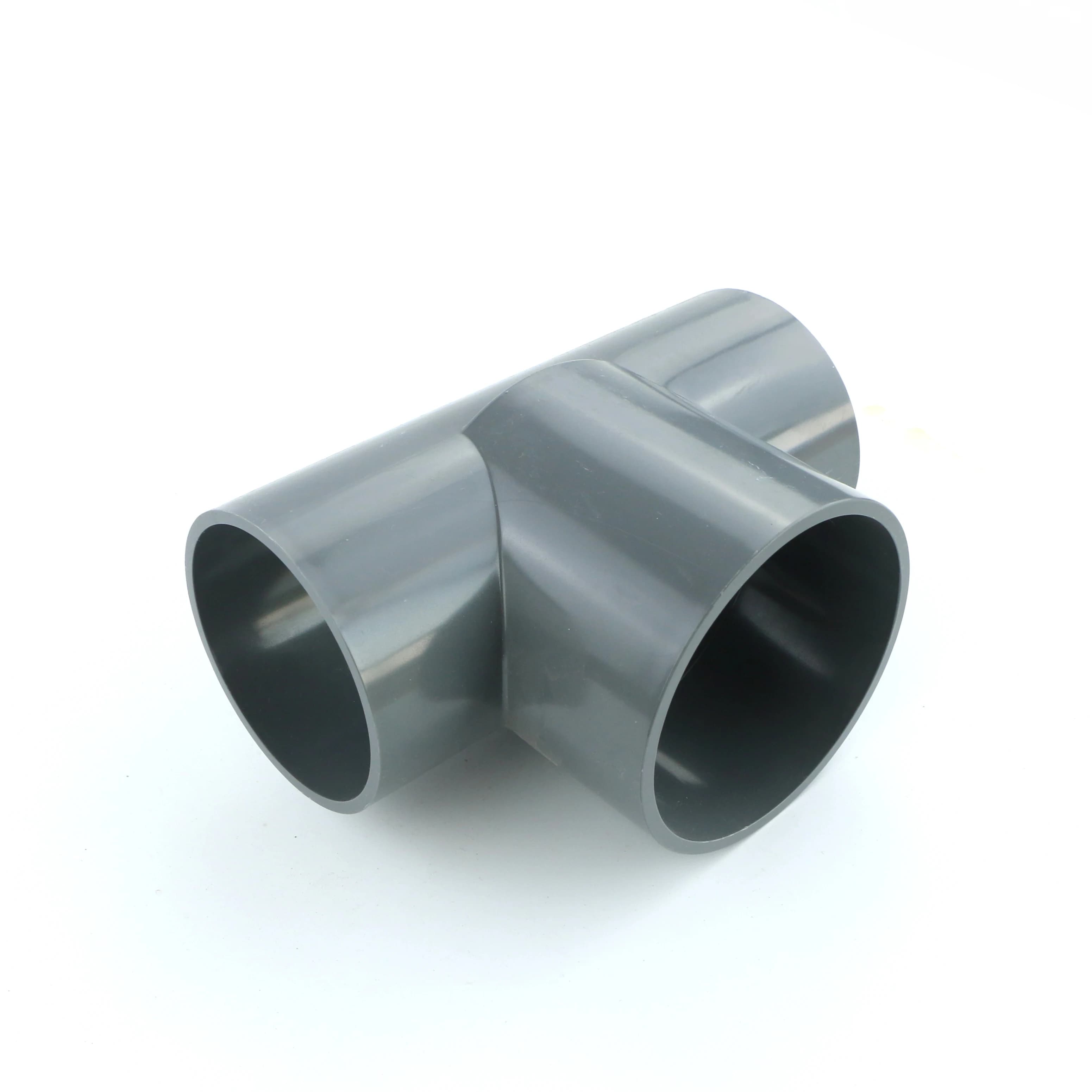 Accesorio conector de tubería Pvc de riego agrícola, conector en T de 90 grados para tubería Pvc de riego de fincas