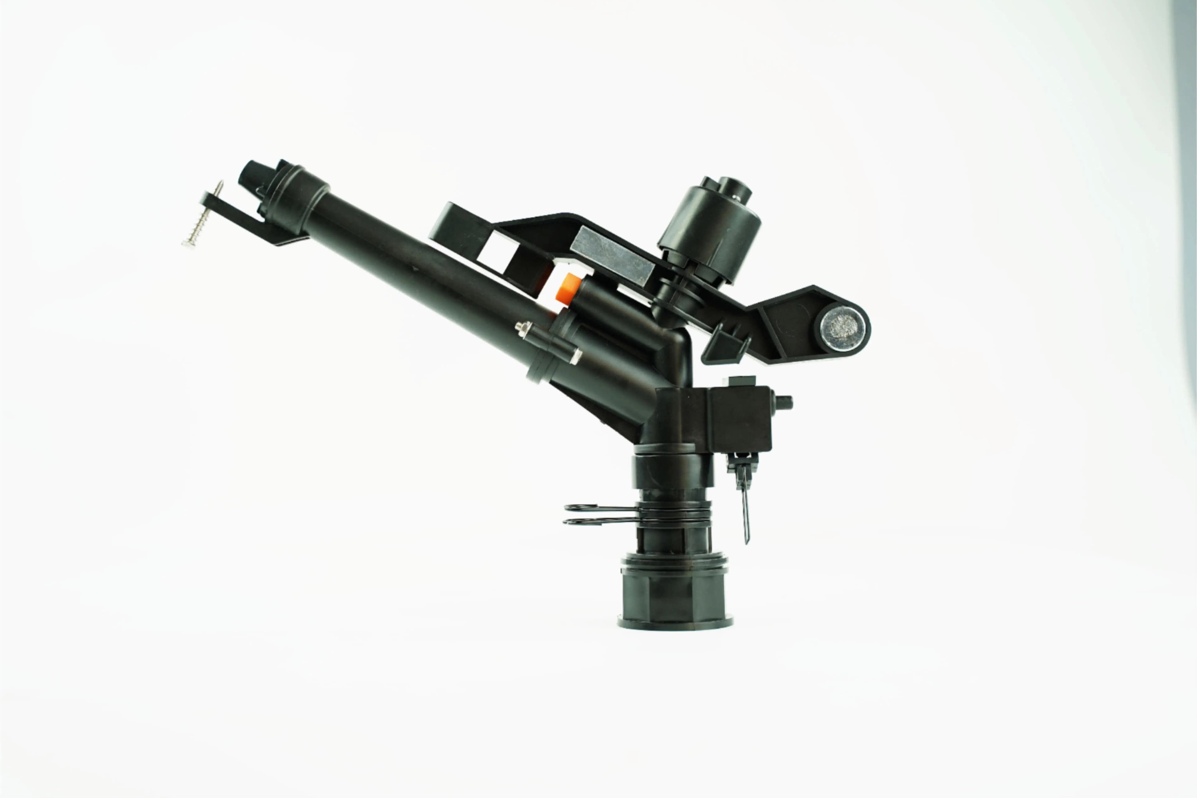 Plastic 1.5inch Rain Gun Sprinkler Long Shot Distance 360 Degree Rotating for Garden Agriculture Sprinkler Irrigation System