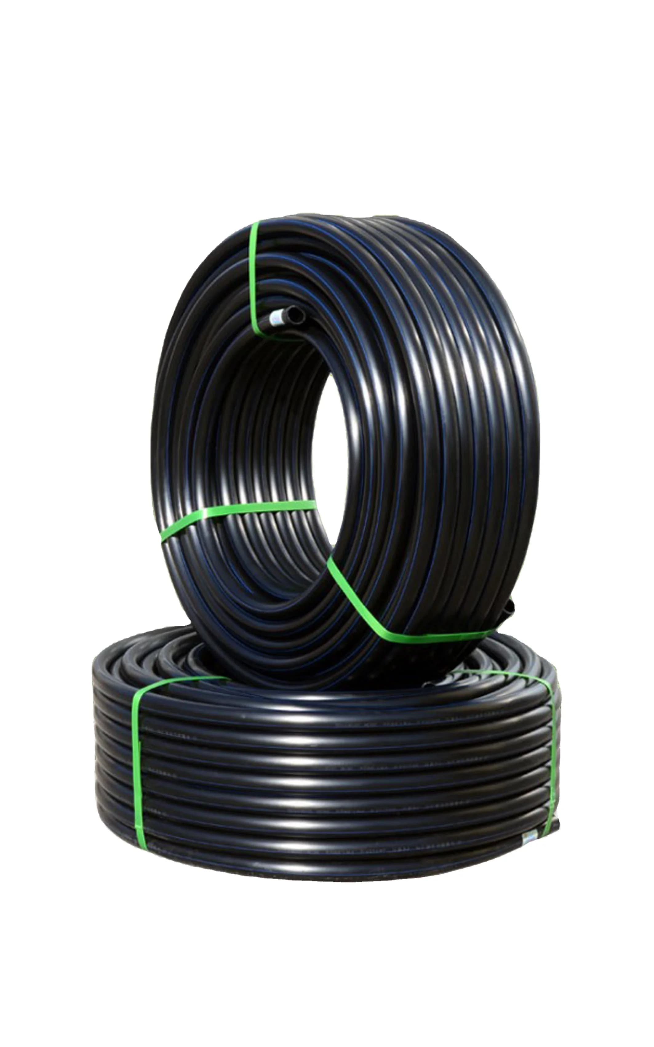 Tubos de irrigação agrícola por gotejamento 16mm e tubos gotejadores plásticos, tubo LDPE HDPE