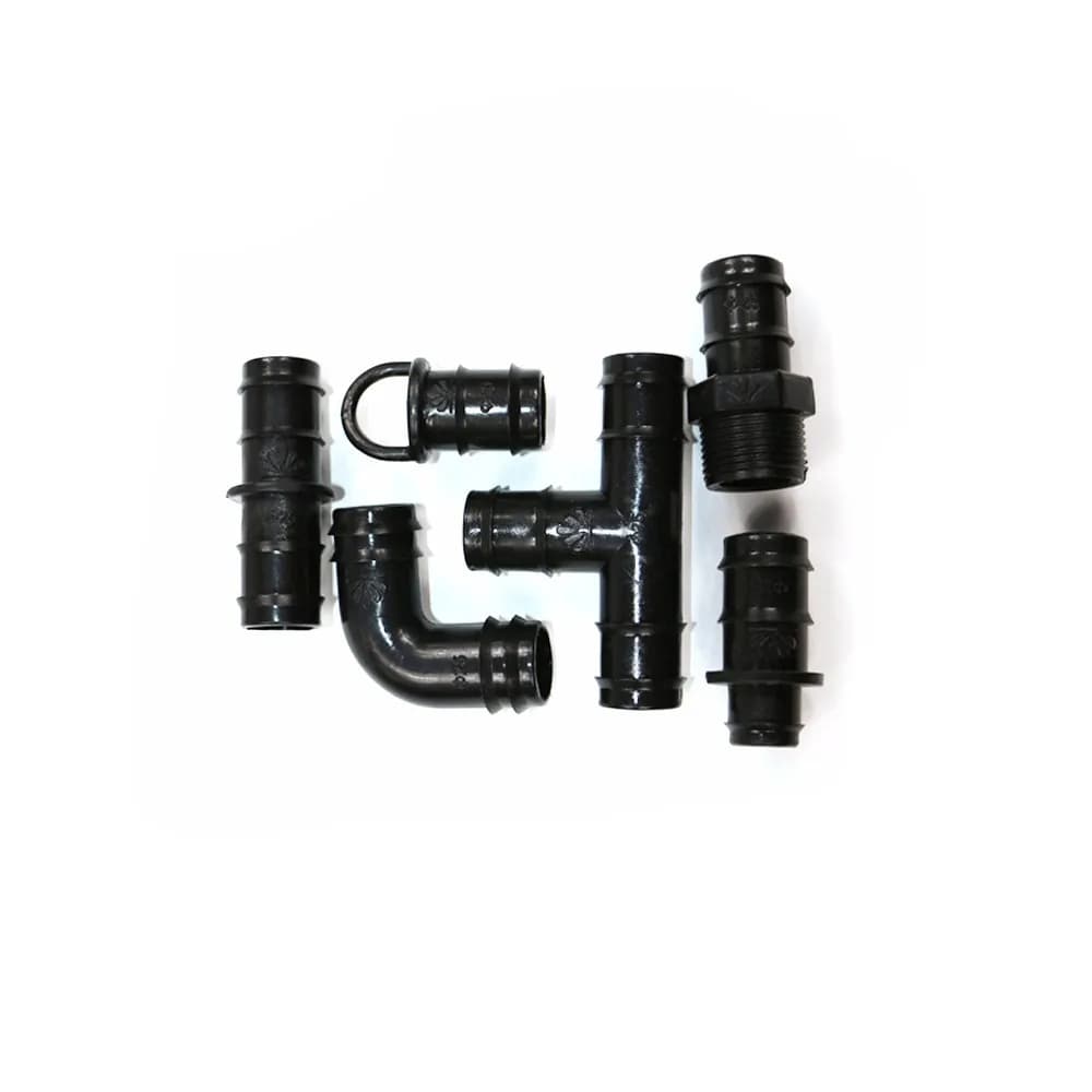 POM-Schlauchtüllen-Fitting-Verbinder für 16 20 25 32mm LDPE- und HDPE-Rohre in Gartenbewässerungssystemen