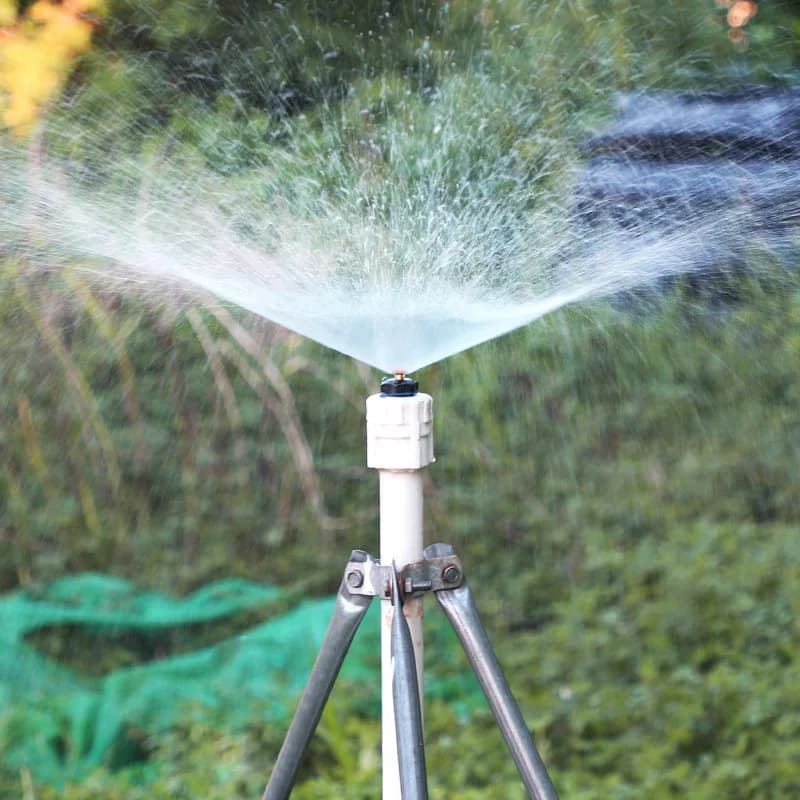 Micro-arroseur atomisant réglable 1/2'' entièrement en cuivre, portée intermédiaire pour jardin agricole